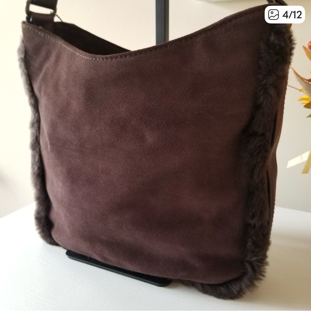 UGG Sheepskin Shearling Shoulder Bag - Picture 4 of 12